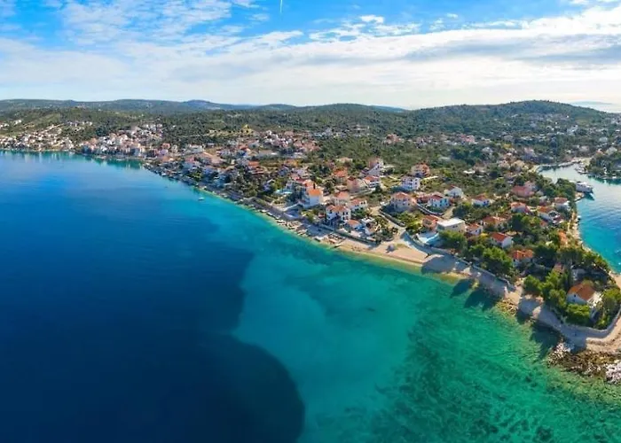 In With Sea View, Terrace, Air Conditioning, Wifi 4773-2 아파트 Ražanj