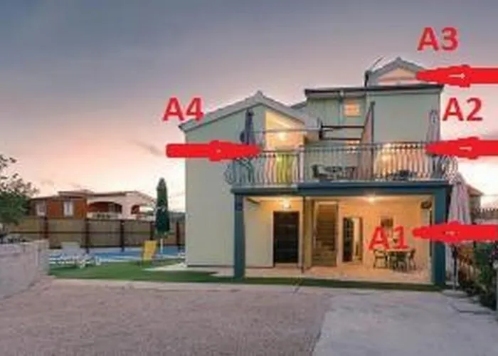 In With Sea View, Terrace, Air Conditioning, Wifi 4773-2 아파트 Ražanj